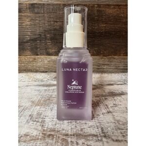 LUNA NECTAR Neptune Hydrate & Blur Hyaluronic Acid Serum 1.01 fl oz — New